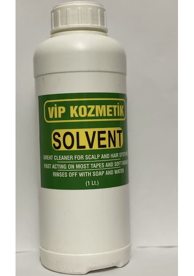 Vip Kozmetik Protez Saç Temizleme Solüsyonu Solvent 1Litre