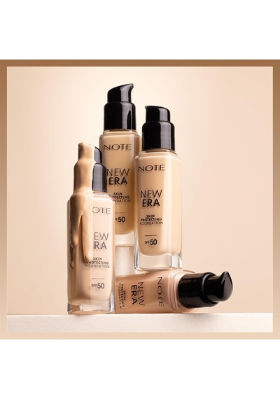 Cosmetics New Era Skin Protecting 110 Soft Ivory Nemlendirici Etkili Spf 50 Hyaluronik Asitli Fondöten Çok Renkli