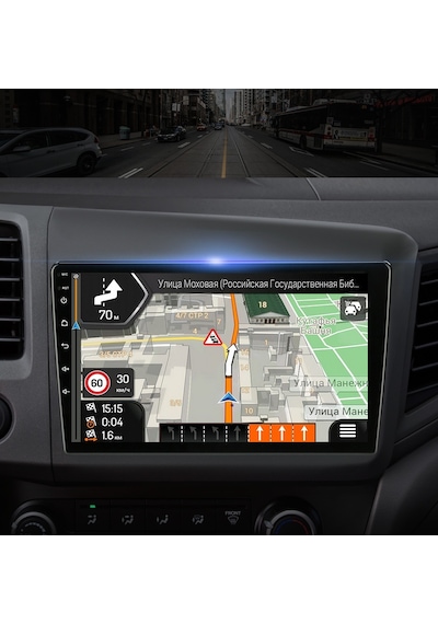 HONDA CİVİC FB7 ANDROİD MULTİMEDYA CARPLAY 9 İNC IPS HD  EKRAN 4GB/64GB KAMERA HEDİYELİ