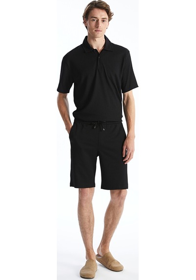 Lcw Vision Siyah Slim Fit Erkek Şort