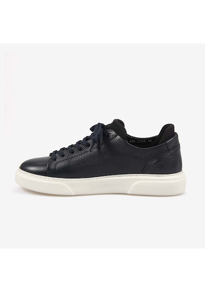 Kemal Tanca Erkek Eva Taban Hakiki Deri Bağcıklı Spor & Sneaker Ayakkabı S505 Lacivert