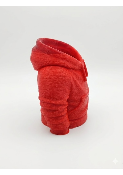 Hoodie Kalemlik - 3d Baskı Pürüzlü Yüzey