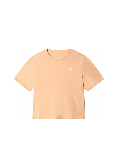 The North Face NF0A55AY3R81 W Foundation Crop Tee Kadın T-Shirt Turuncu