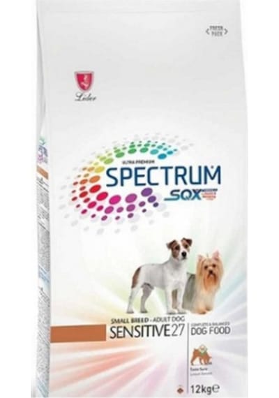 Spectrum Sensitive 27 Kuzu Etli Hassas Küçük Irk Yetişkin Köpek Maması 12 KG