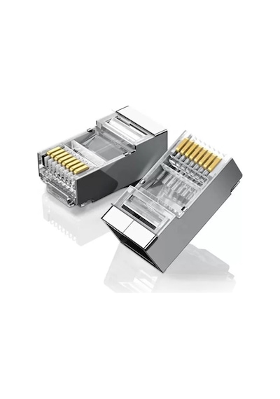 Ugreen Cat6 Rj45 Metal Jak Konnektör 10 Lu Paket, 20333