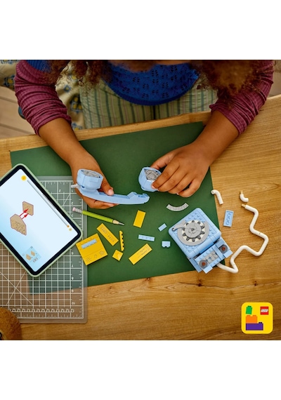 LEGO® Creator 3'ü 1 Arada Retro Telefon 31174 - 8 Yaş ve Üzeri 1980'ler veya 2000'ler Modeli Yaratıcı Oyuncak Yapım Seti (383 Parça)