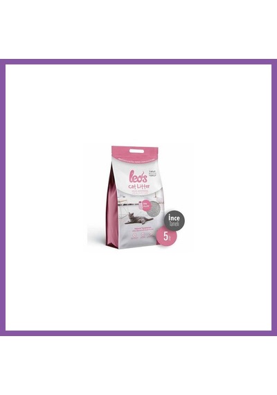 Leos Cat Litter Baby Powder Kokulu İnce Taneli Kedi Kumu 5 Lt Bzoshb