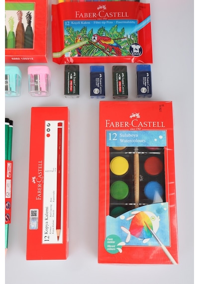 Orjinal Faber-castell Premium 102 Parça Boyama Seti Pastel Boya,boyama Kitabı,sulu Boya,oyun Hamuru