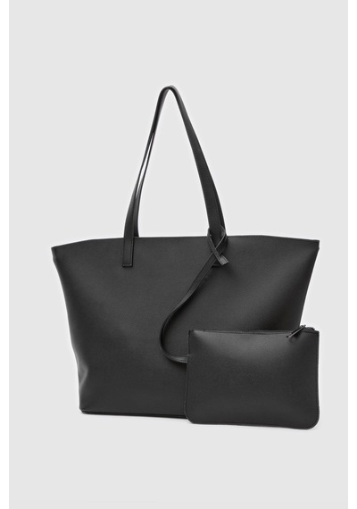 Shule Bags Carrie Cüzdanlı Omuz Çantası Siyah Siyah