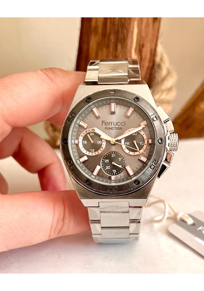 Ferrucci Fc70846 Spor Model Fonksiyonlu Erkek Kol Saati+bileklik