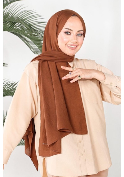 Harem Scarf Amor Şal - Çikolata - Çikolata