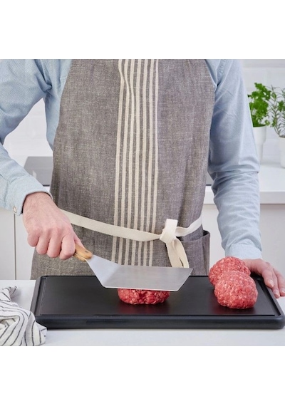 Ikea Grılltıder Paslanmaz Çelik Burger Spatulası 30 X 12 Cm Sarı Krom
