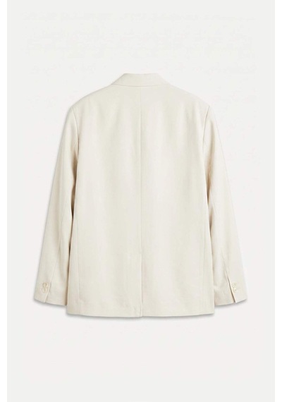 Defacto Oversıze Tencel Ecru Blazer Ceket H7042ax26smer91 Ekru-er91