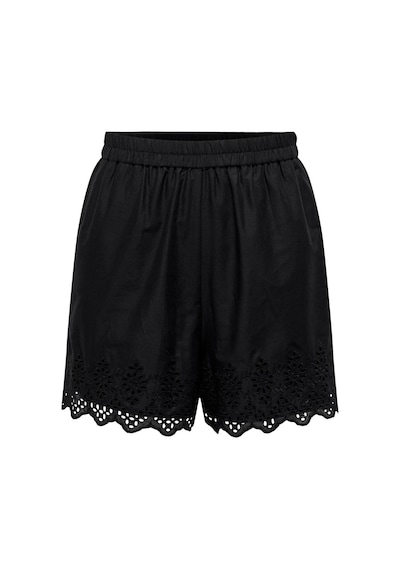 Only Kadın Şort Siyah 15313167 Onllou Lıfe Emb Loose 24yw21000093 W21002 Siyah