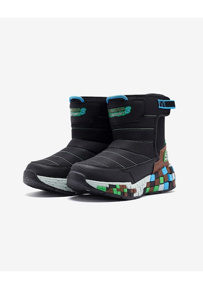Skechers Megacraft 3.0 Büyük Erkek Çocuk Siyah Spor Ayakkabı 402184l Bkbr Siyah