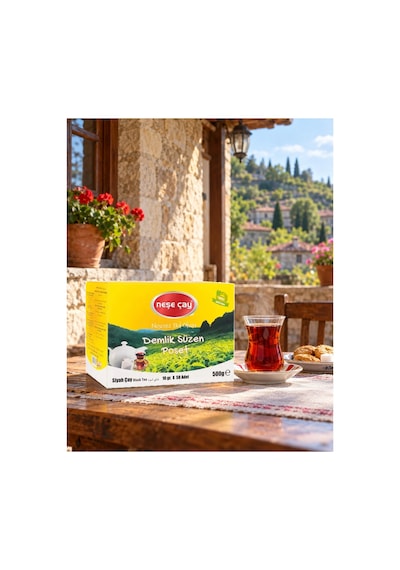 Neşe Çay Siyah Demlik Poşet Çay 50 x 10 G