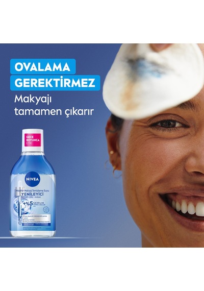 Nıvea Yenileyici Micellar Makyaj Temizleme Suyu 400ml X 3 Adet