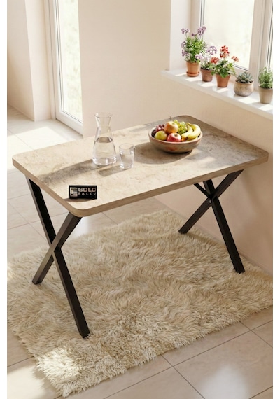 Reyo Falez 110x70 Cm Yemek Masası Modern Ahşap Görünümlü Mutfak Ofis Balkon Bahçe Kafe Masası Traverten 9831 Reyo Falez 110x70 Cm Yemek Masası Modern Ahşap Görünümlü Mutfak Ofis Balkon Bahçe Kafe Masası Traverten 9831