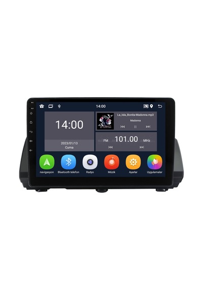 Dacia Sandero Android Multimedya Sistemi 2021-2024 Uyumlu 8+256 Gb Yazılımsal 9"