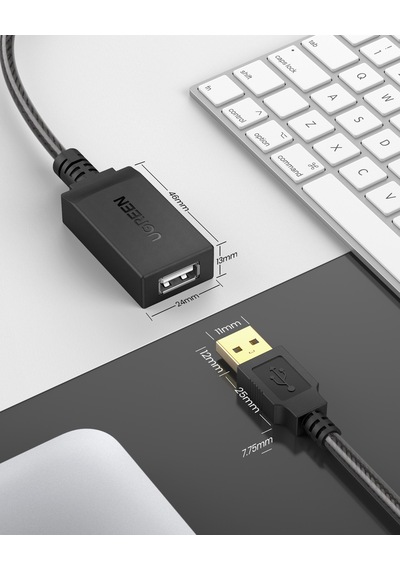 Ugreen Usb 2.0 Uzatma Kablosu Wi-fi Amplifikatör, 10 Metre, 10321