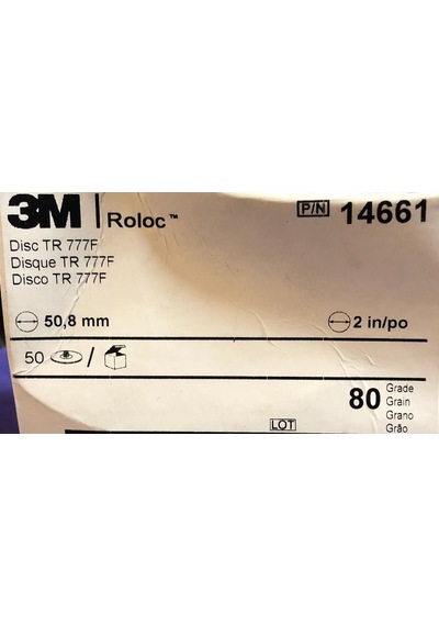 3M 14661 Roloc Zımpara Diski 80 Kum 1 Adet