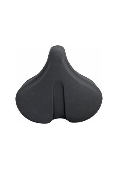 Heugers Jet Roket Black Bat Sele - Bisiklet Oturak Ultra Konfor, Elastomerli, E-bike Uyumlu, 26x26 Siyah