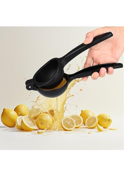 Döküm Limon Sıkacağı Limon Presi Büyük Boy 24 Cm, Siyah Metal Limon Sıkacağı, Döküm Narenciye Sıkacağı Döküm Limon Sıkıcı Çok Renkli