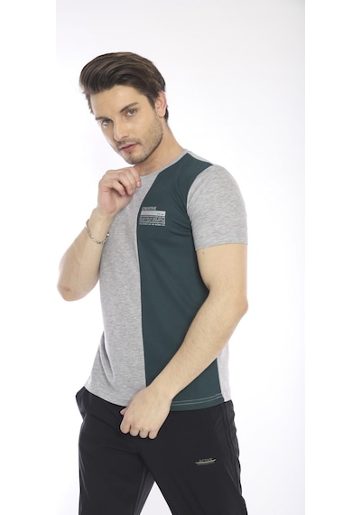 Escetic Erkek Spor, Abd Pike Interlok 1. Kalite Kumaş Açık Gri Melanj Sli Açık Gri Melanj