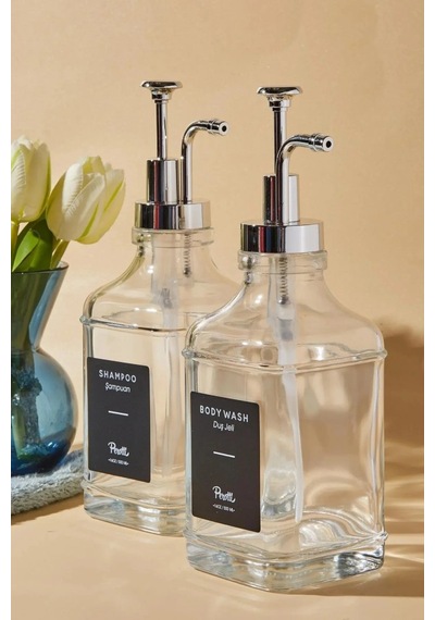 Perotti 16967 Pablo Silver 2li 500ml Sıvı Sabunluk Şeffaf