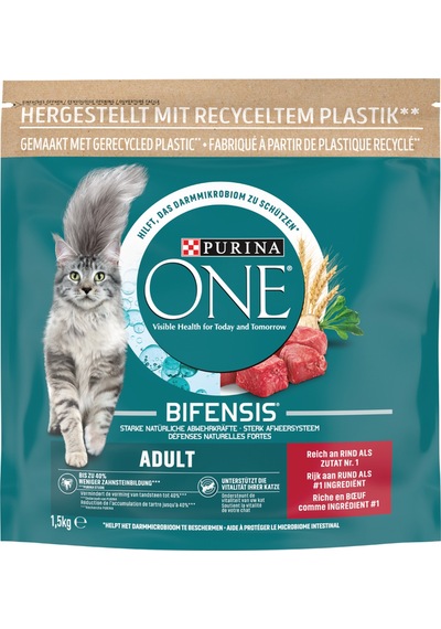Purina One Sığır Etli Yetişkin Kedi Maması 1500 G + Pouch Ton Balıklı Yetişkin Kedi Konservesi 85 G