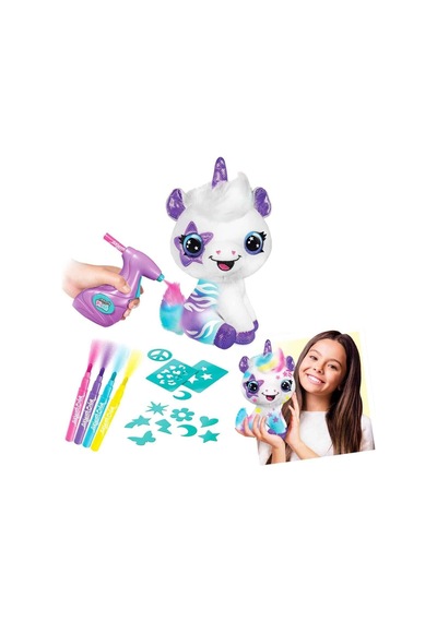 28741 Sun-cnl-hobi Set Aırbrush Plush Unıcorn B O