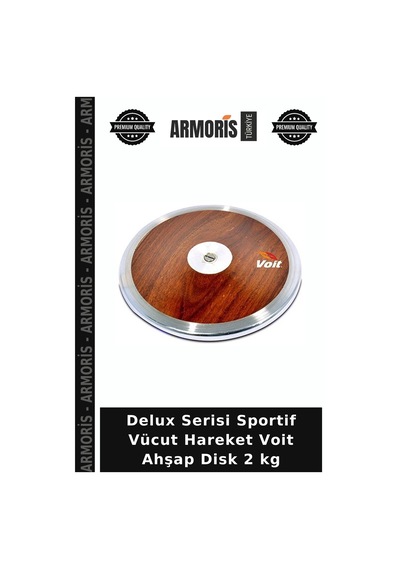 Delux Serisi Sportif Vücut Hareket Voit Ahşap Disk 2 Kg