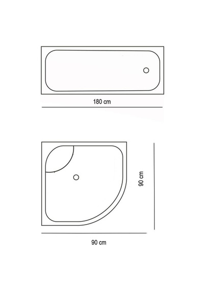 Zethome Banyo Duş Perdesi 8952 Tek Kanat 1x180x200 Çok Renkli