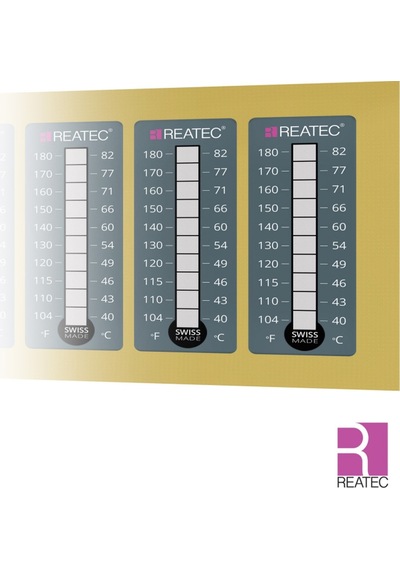 Sıcaklık-ısı Ölçüm Etiketi Ölçüm Aralığı 88 C-138 C / 190 F-280 F 5adet Diğer