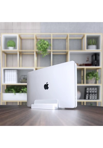 Lexroo Laptop Standı Dikey Metal Stand Macbook İle Uyumlu Ergonomik Notebook Bilgisayar Tutucu