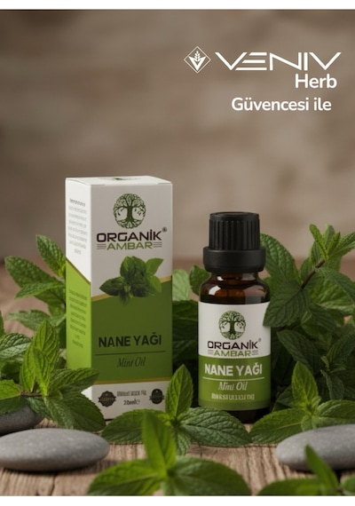 Nane Yağı Uçucu Yağ - 20 Ml -%100 Doğal- Organik Ambar 20 ML