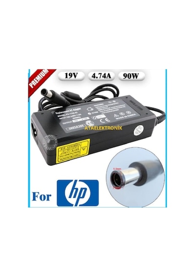 Şarj Aleti Adaptörü Tüm Hp Iğne Uçlara Uyumlu 19V 4.74 Amper