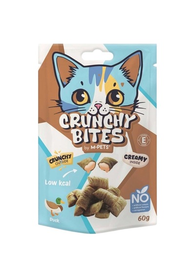 M-pets Crunchy Bites Ördekli 60 Gr Kedi Ödül Maması
