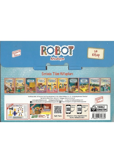 Gizemli Bahçe 2. ve 3. Sınıflar İçin Robot Arkadaşım Hikaye Seti Posterli
