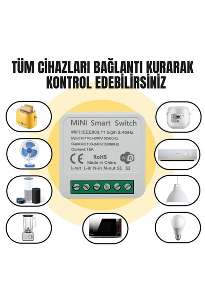 Tuya Destekli Akıllı Işık Anahtar