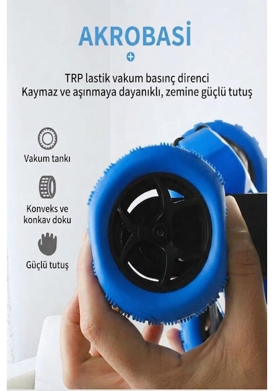 Uzaktan Kumandalı 5 Fonksiyonlu Işıklı Şarjlı 360 Derece Dönebilen Oyuncak Akrobat Araba Mavi