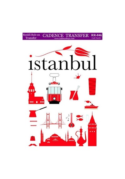 Cadence Renkli Rub-on Transfer 17x25 Cm. Rr-046