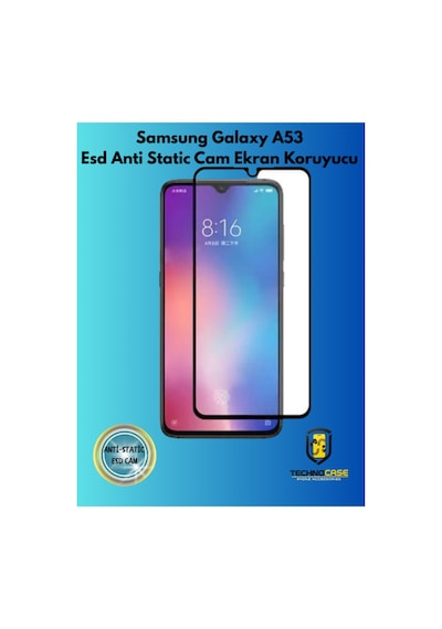 Samsung Galaxy A53 Ekran Koruyucu Anti-static 5d Tam Kaplayan Kırılmaz Cam