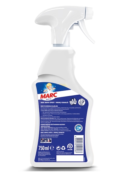 Marc Hijyen & Parlaklık Çok Amaçlı Banyo Temizleyici Sprey 750 ML Marc Hijyen & Parlaklık Çok Amaçlı Banyo Temizleyici Sprey 750 ML
