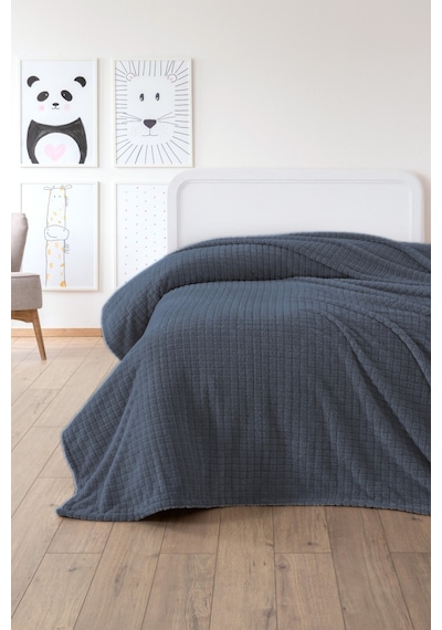 Tek Kişilik Wellsoft Battaniye - Yumuşak, Polar, Peluş Battaniye - 160x210 Cm Fume Füme