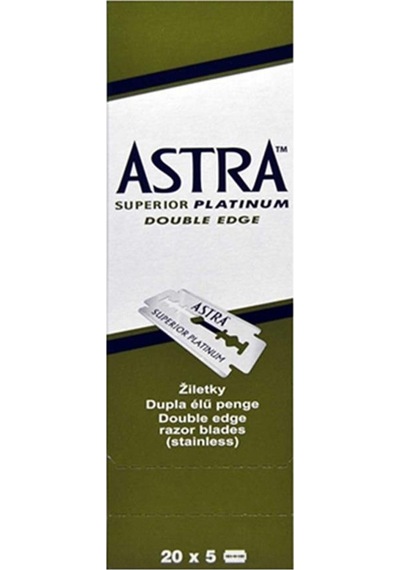 Astra Berber Bütün Tıraş Jileti Çift Taraflı 5 x 20 (100Adet)