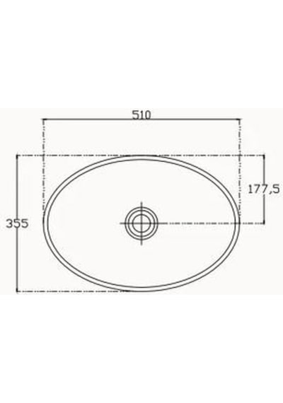 Isvea Sistemay Tezgah Üstü Lavabo 51 CM