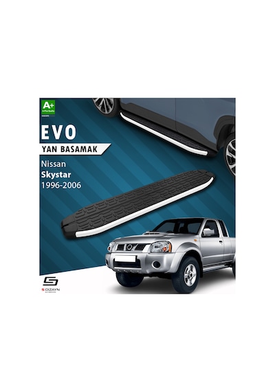 S-dizayn Nissan Skystar Evo Aluminyum Yan Basamak 193 Cm 1996-2006 A+ Kalite