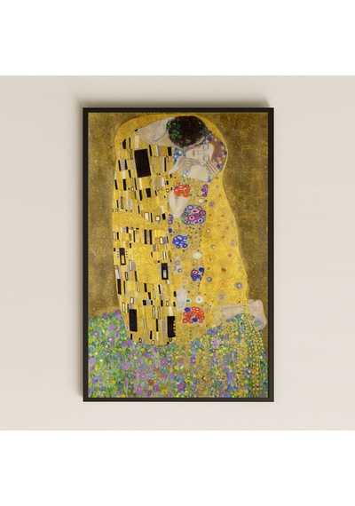 Gustav Klimt Öpücük Pvc Tablo Uv Baskı