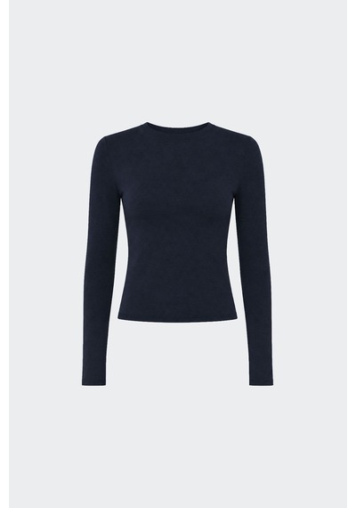 Suud Collection Lacivert Kate Slim Tişört